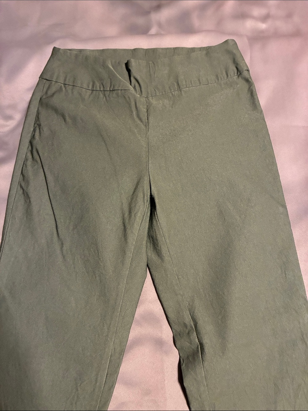 Tribal Straight Leg Pants in Olive Green